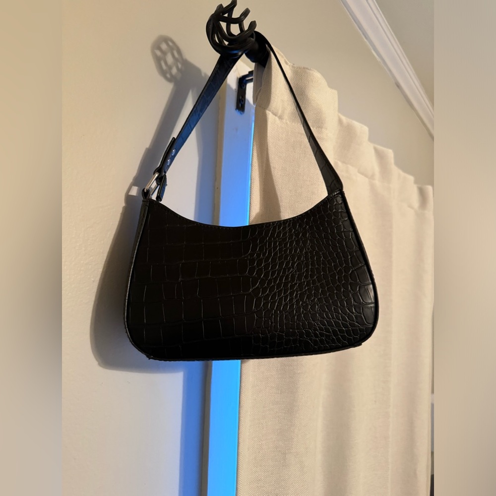 Black Snake Skin Purse